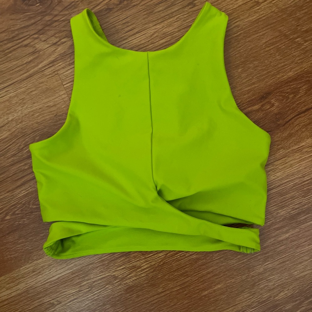 BECCA Vibrant Green Tank Top
